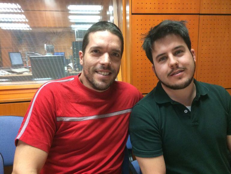 Álex Dantart y Guillermo Zaragozano (de la empresa DeuSens) 