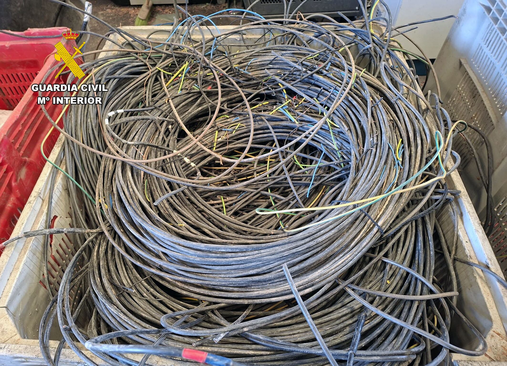 Parte del material recuperado en la Operación "Straivas"