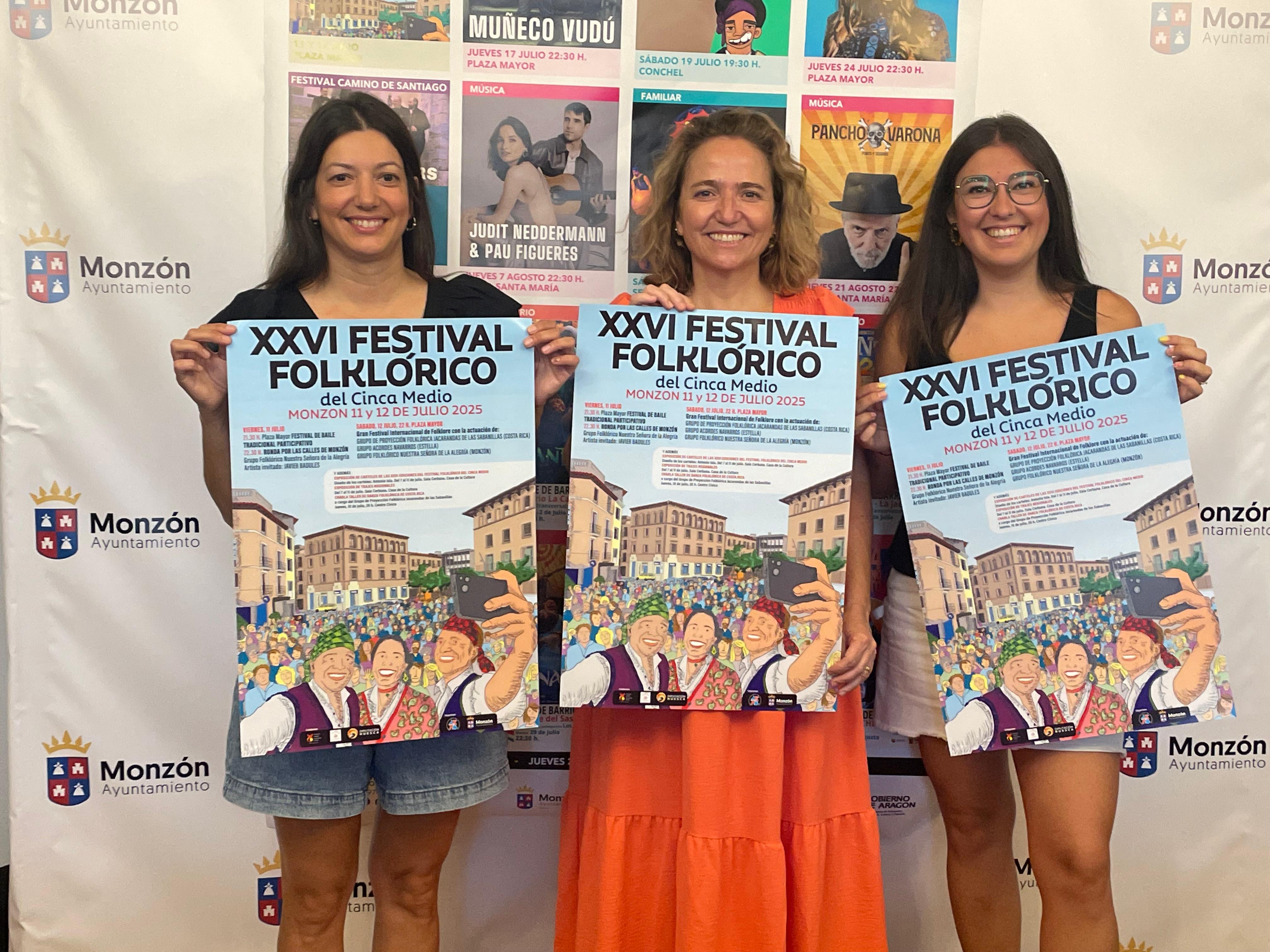 Presentación del Festival Folklórico Cinca Medio.