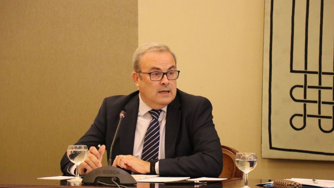 Imagen de archivo del portavoz socialista en el Consell de Ibiza, Vicent Torres