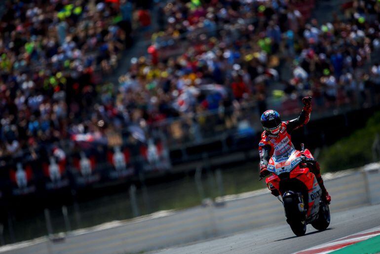 Lorenzo rueda en Montmeló