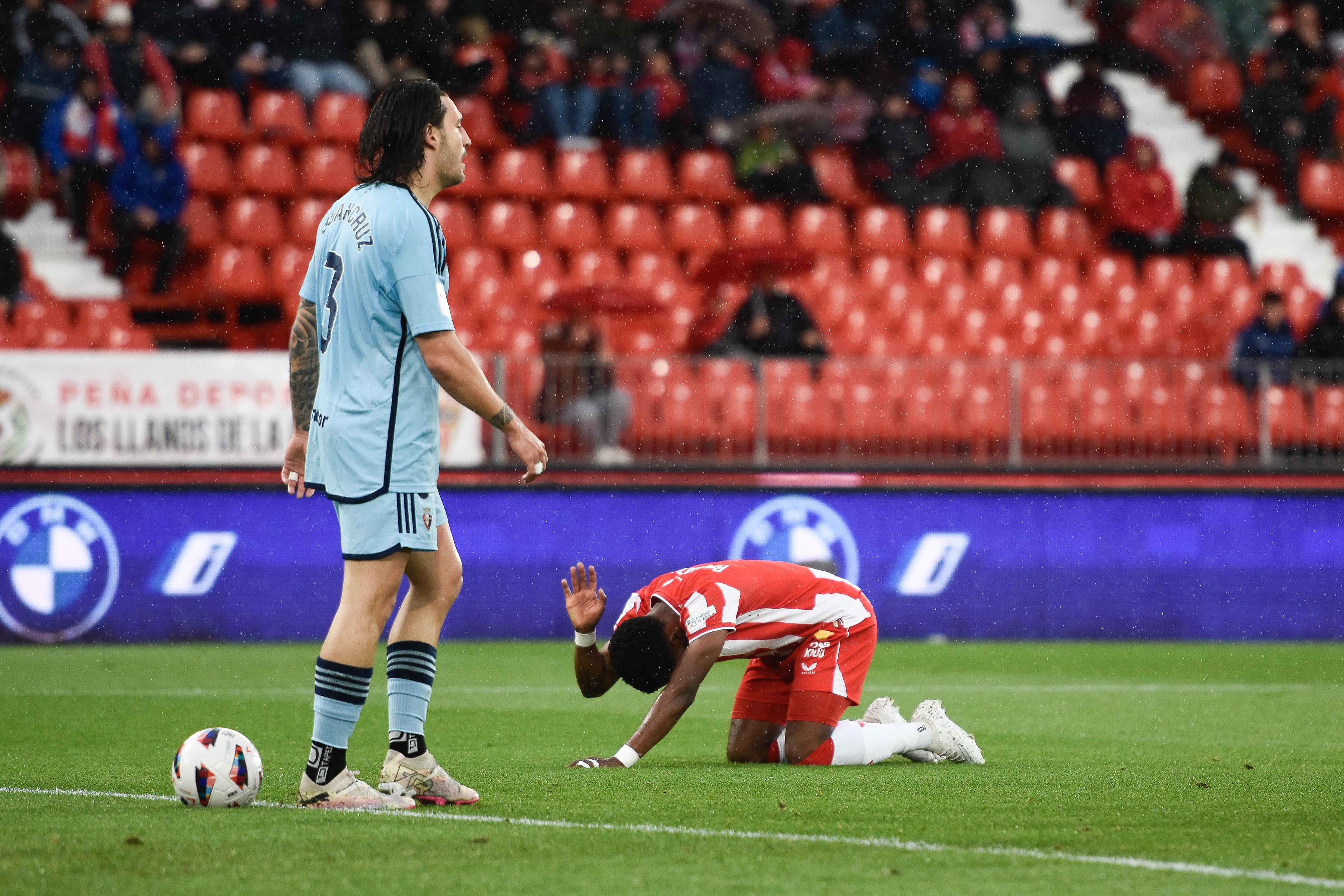 El único jugador que lo intentó, aunque sin éxito, frente a Osasuna: Largie Ramazani.