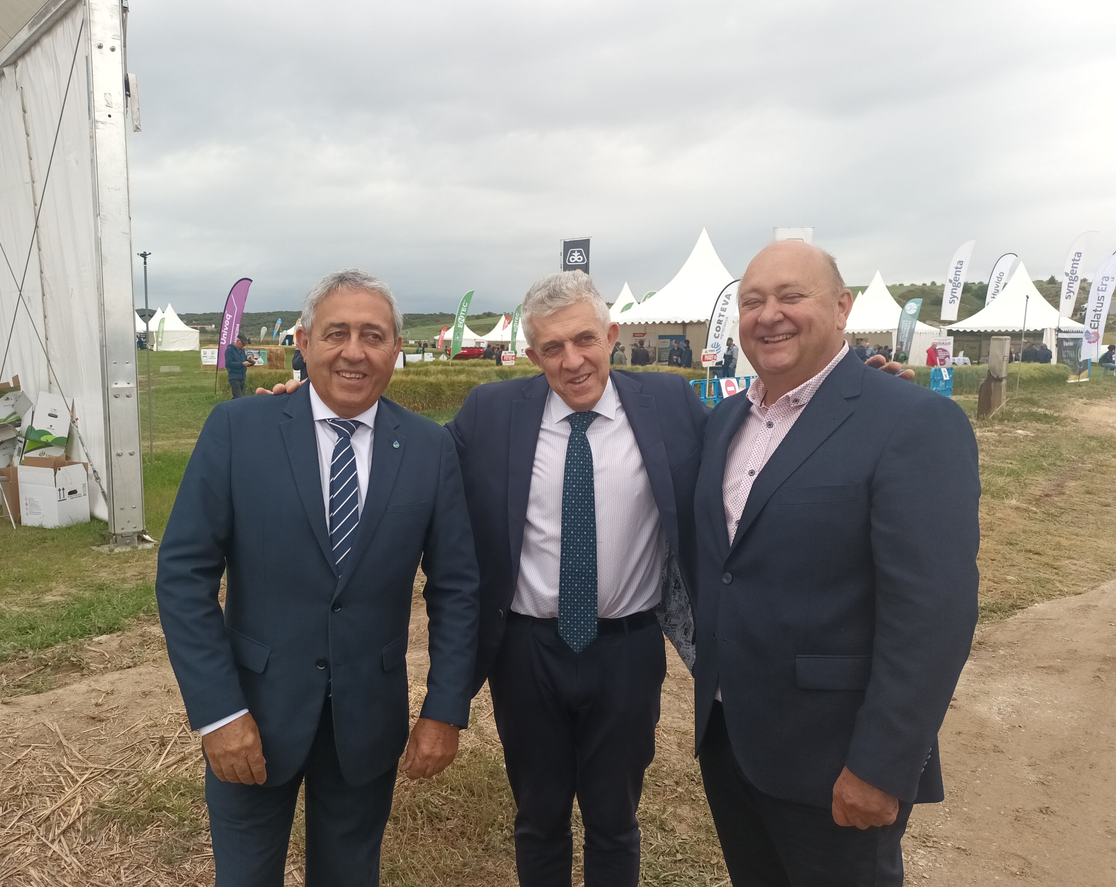 Luis Olivera, Ángel Samper y José Víctor Nogués