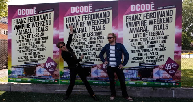 Franz Ferdinand presenta en Madrid la tercera edición del DCode Festival