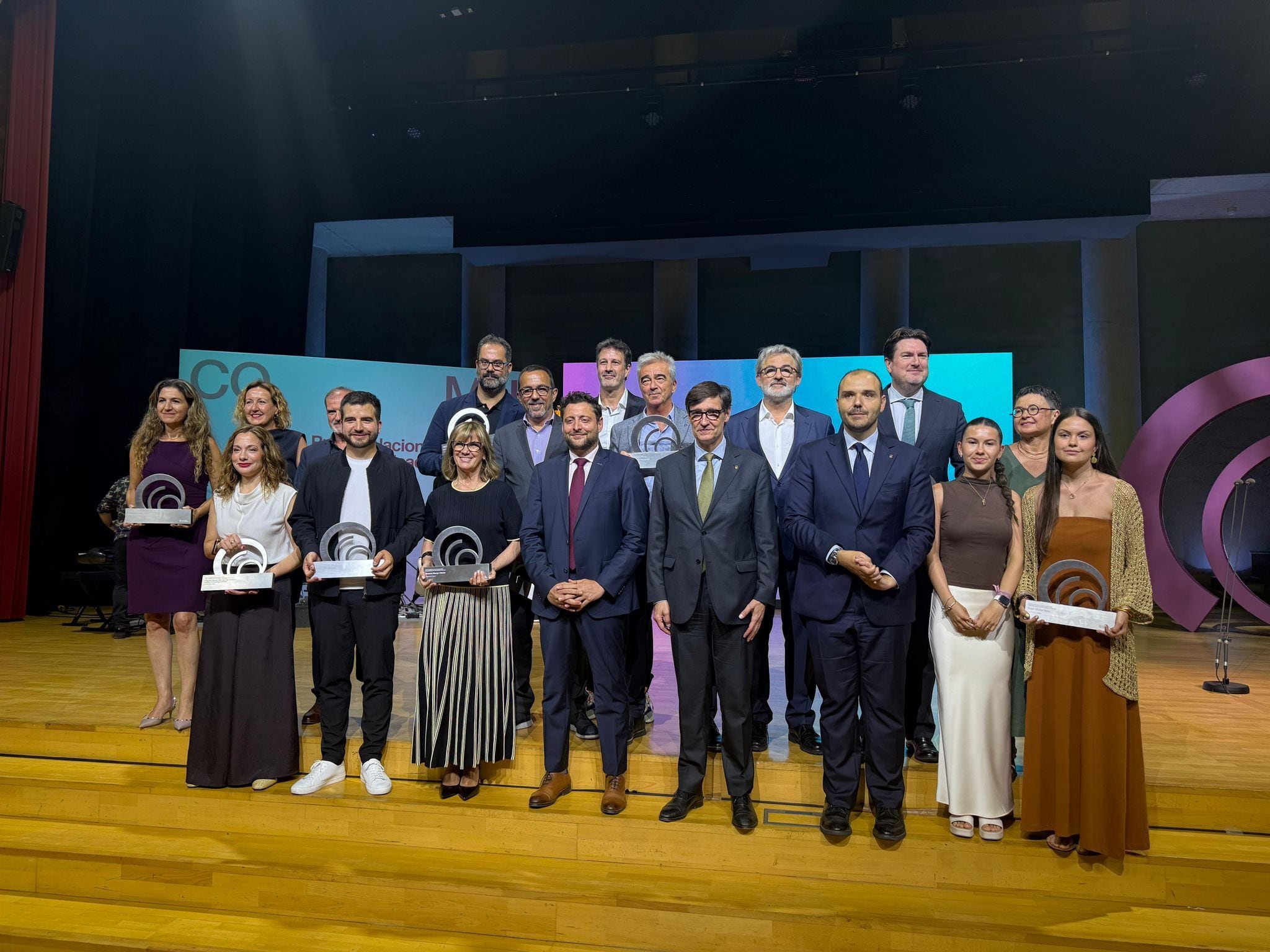 El Palau de Congresos de Tarragona ha acogido la ceremonia de entrega de los Premios Nacionales de Comunicación