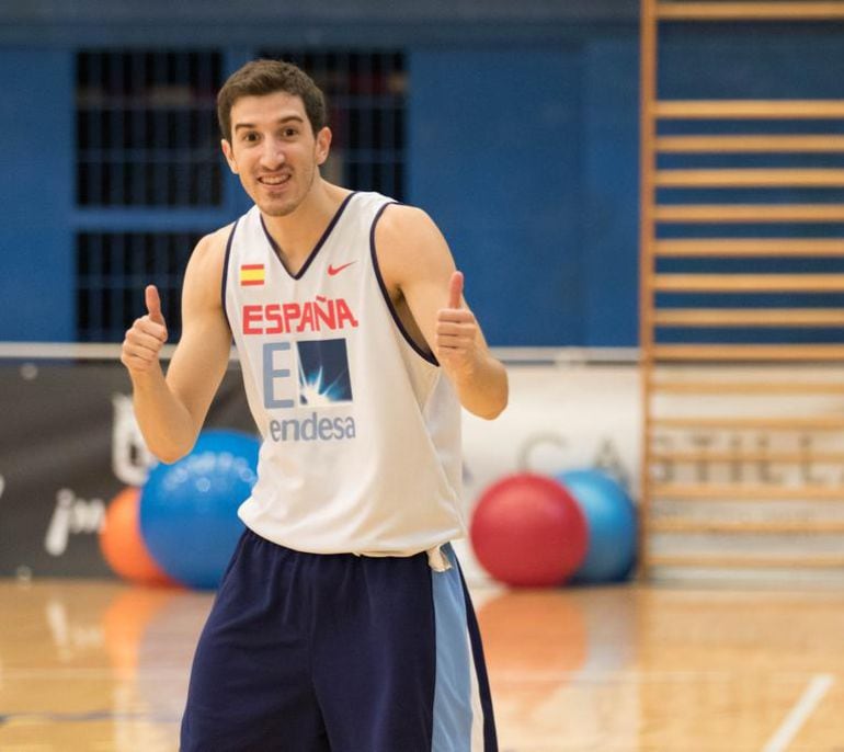 Guillem Vives con la Selección Española