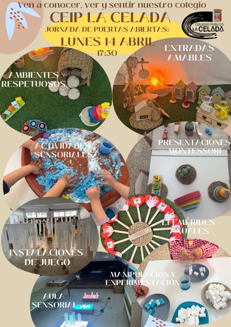 Cartel de las jornadas culturales en La Celada