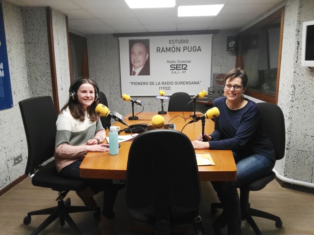 Laura Iglesias, directora de Kilómetros y Millas, en el estudio Ramón Puga