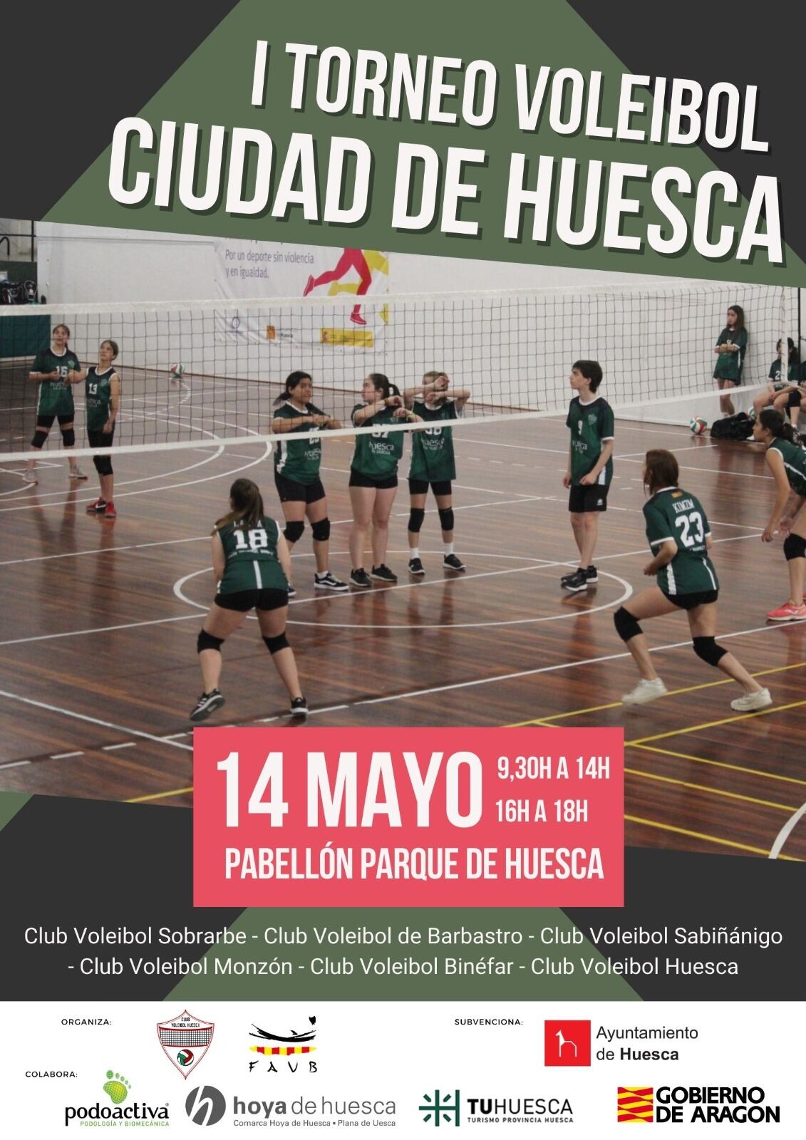 El torneo tiene lugar este domingo en Huesca