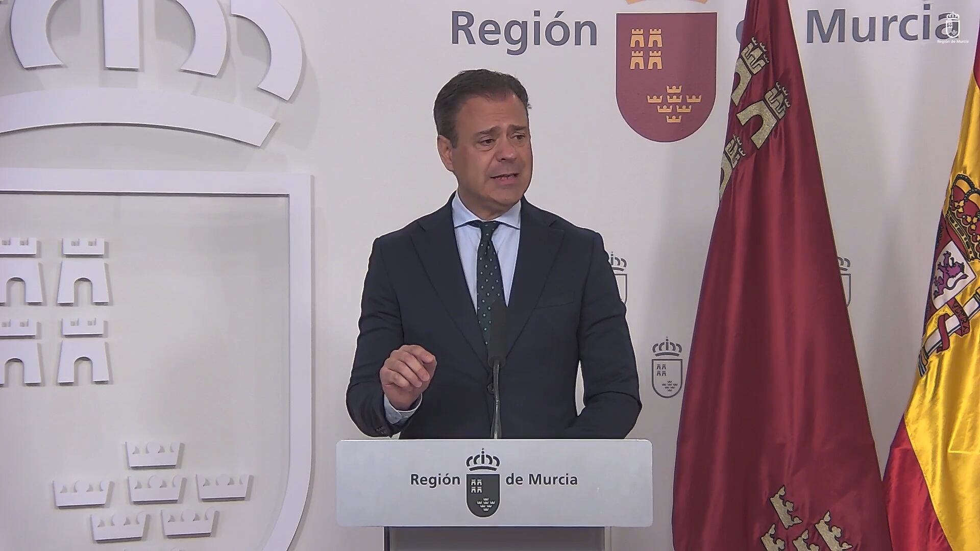 Marcos Ortuño, portavoz del Gobierno