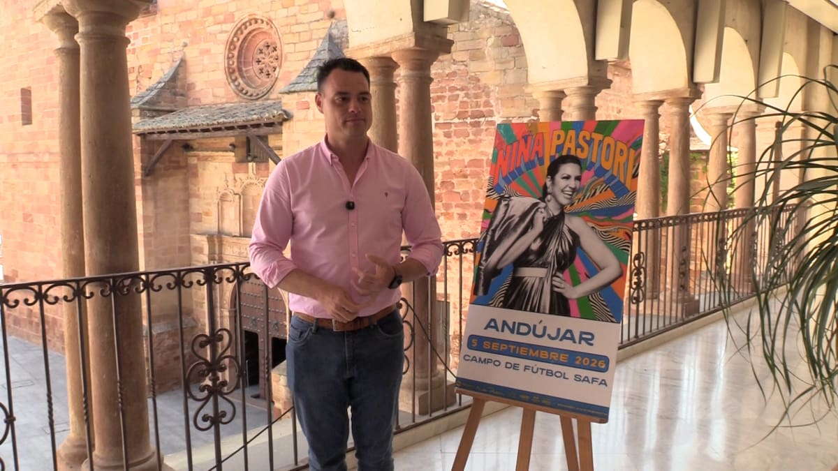 Niña Pastori actuará en Andújar como concierto estrella de la Feria de Septiembre 2026