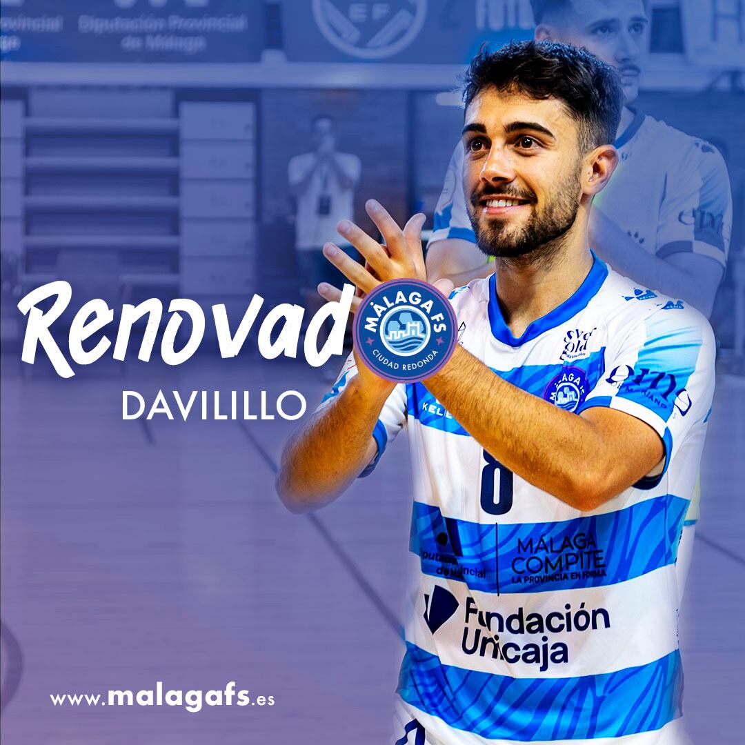 Davilillo renovado con el Málaga Ciudad Redonda FS