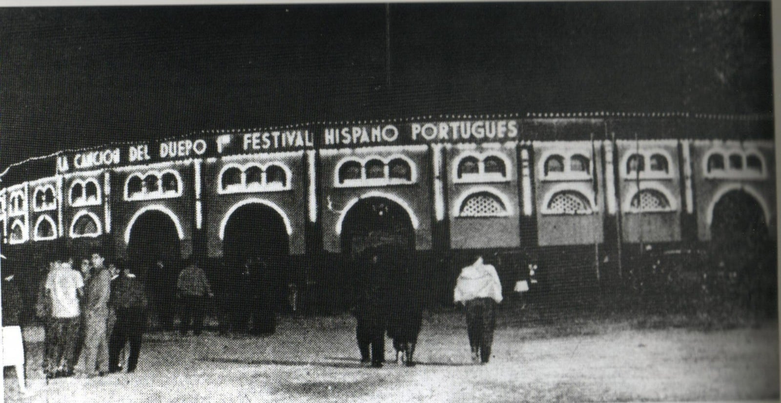 Plaza de Toros de Aranda de Duero durante la celebración del Festival de 1960