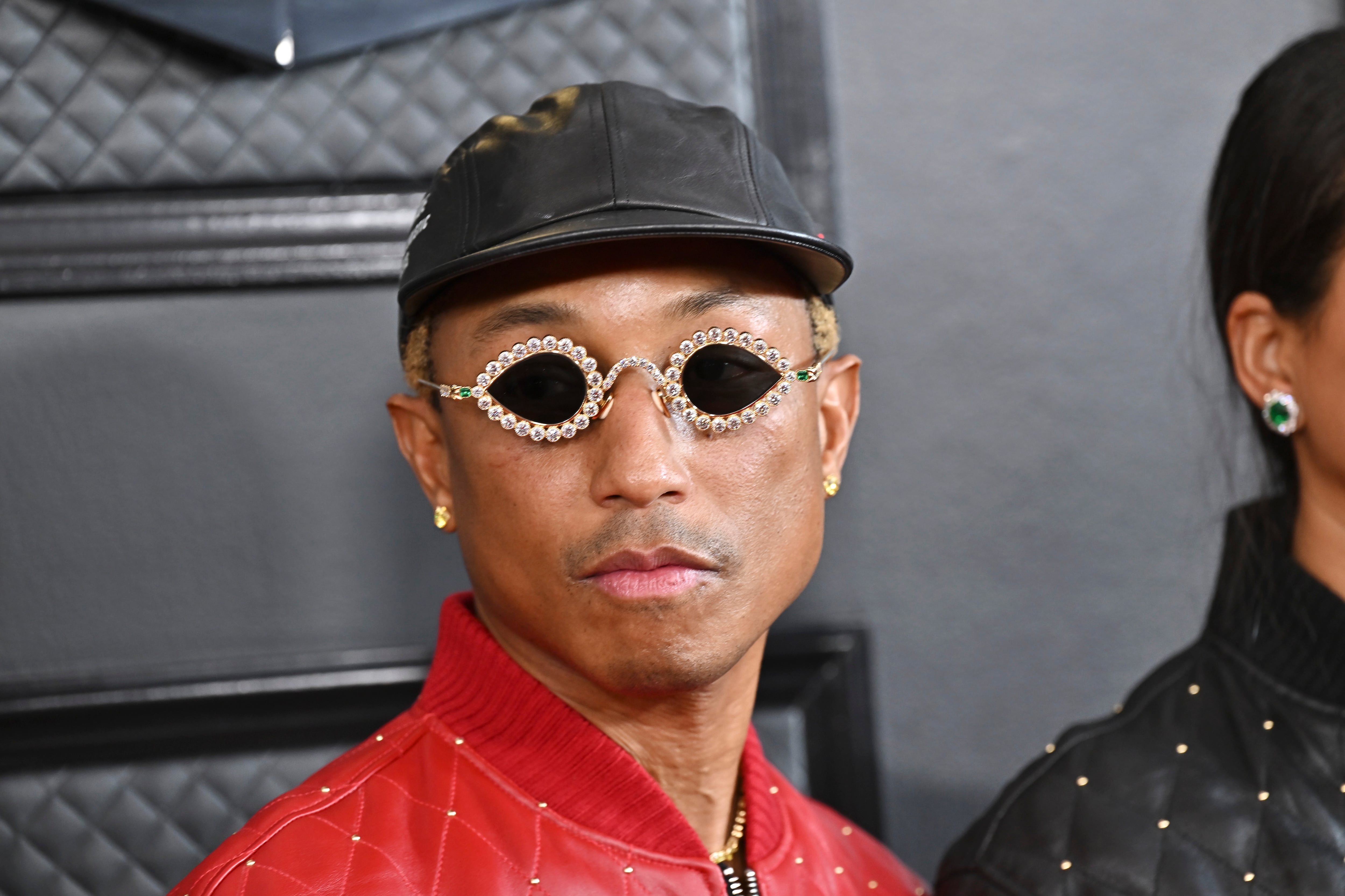 El cantante y nuevo director creativo de Louis Vuitton hombre, Pharrell Williams, durante la 65 edición de los premios Grammy