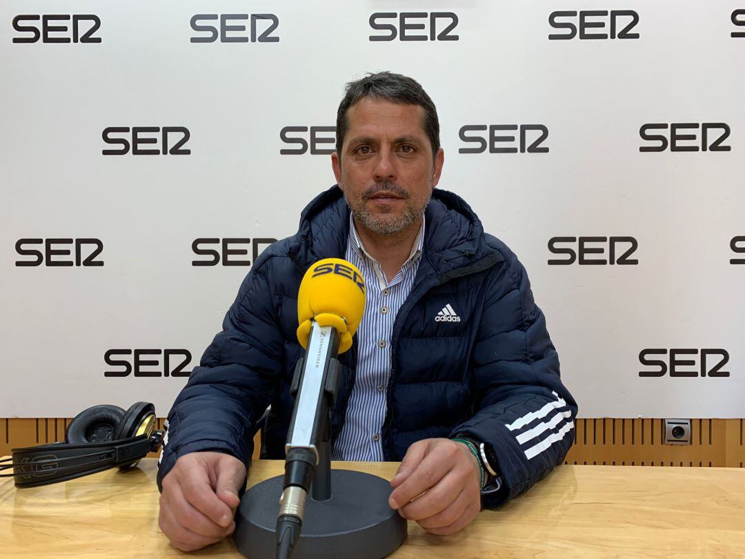 José Luis Rodríguez Loreto, entrenador del Real Murcia, en Radio Murcia