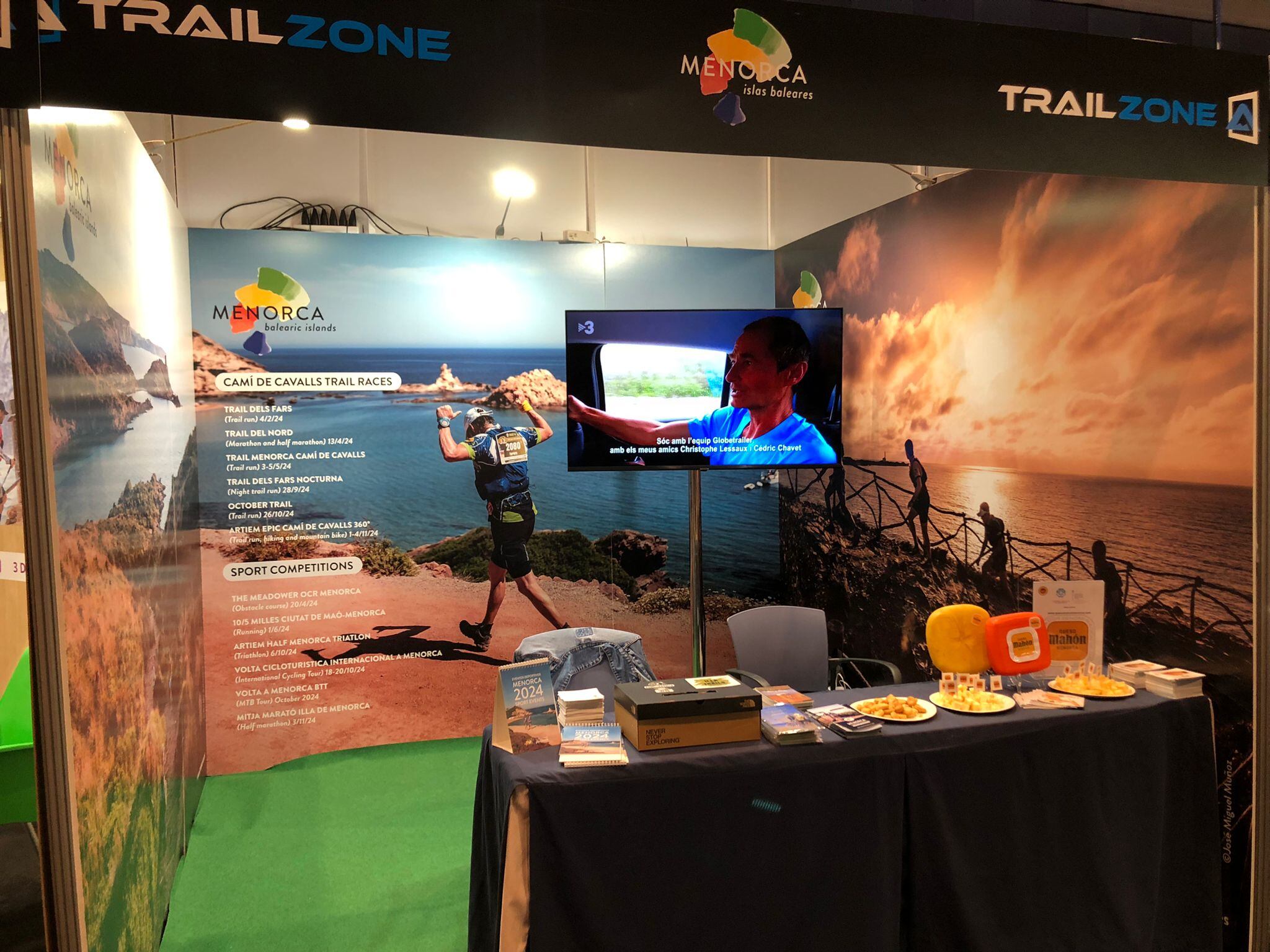 L'stand de Menorca a la Transcanaria