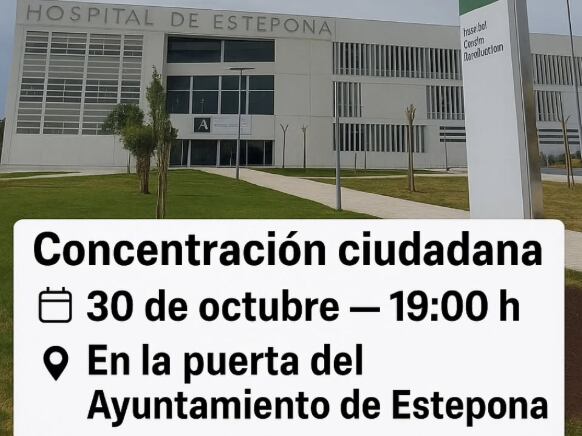 Convocada concentración por la apertura del CHARE de Estepona