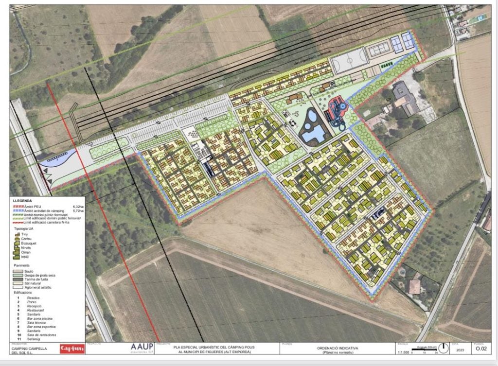 Projecte de càmping a Figueres