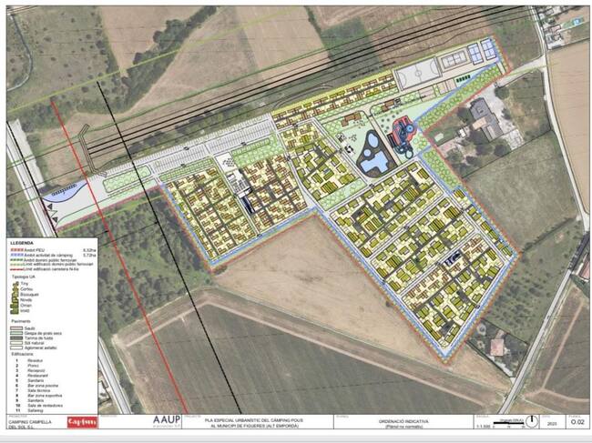 Projecte de càmping a Figueres
