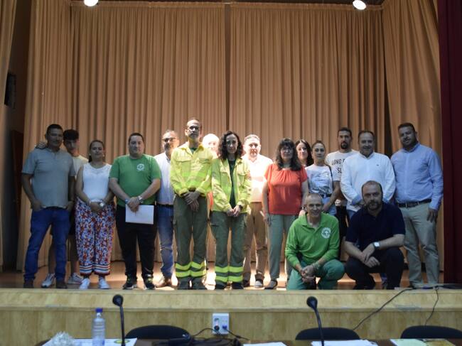 Autoridades, representantes asociación e INFOCA