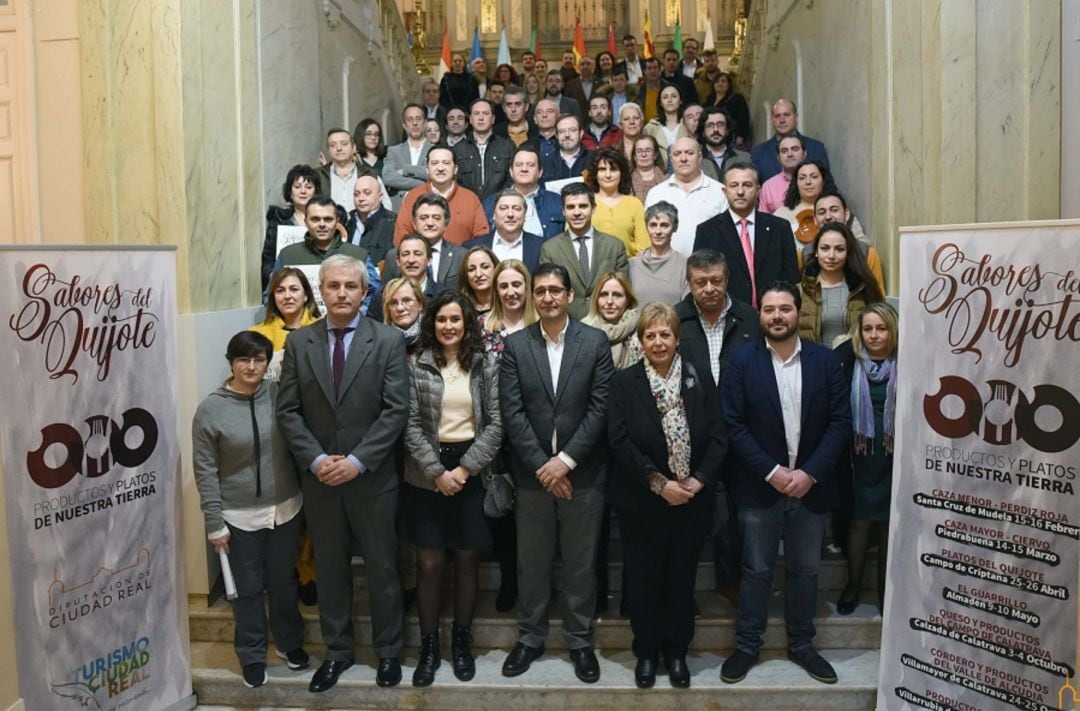 Presentación de &quot;Los sabores del Quijte&quot; en el palacio de la Diputación