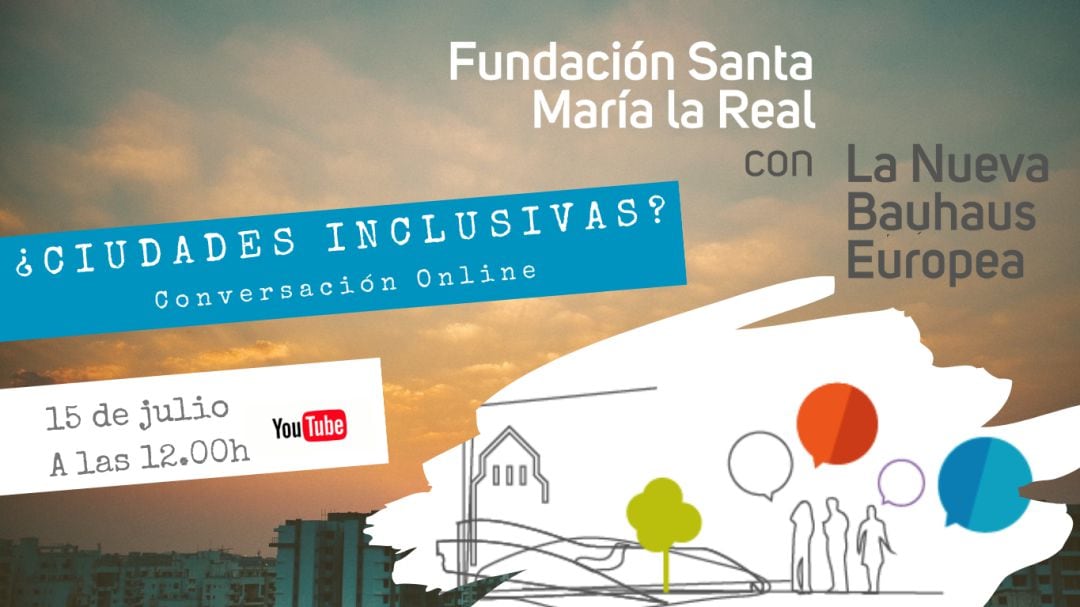 La Fundación Santa María la Real organiza una conversación online sobre ciudades inclusivas