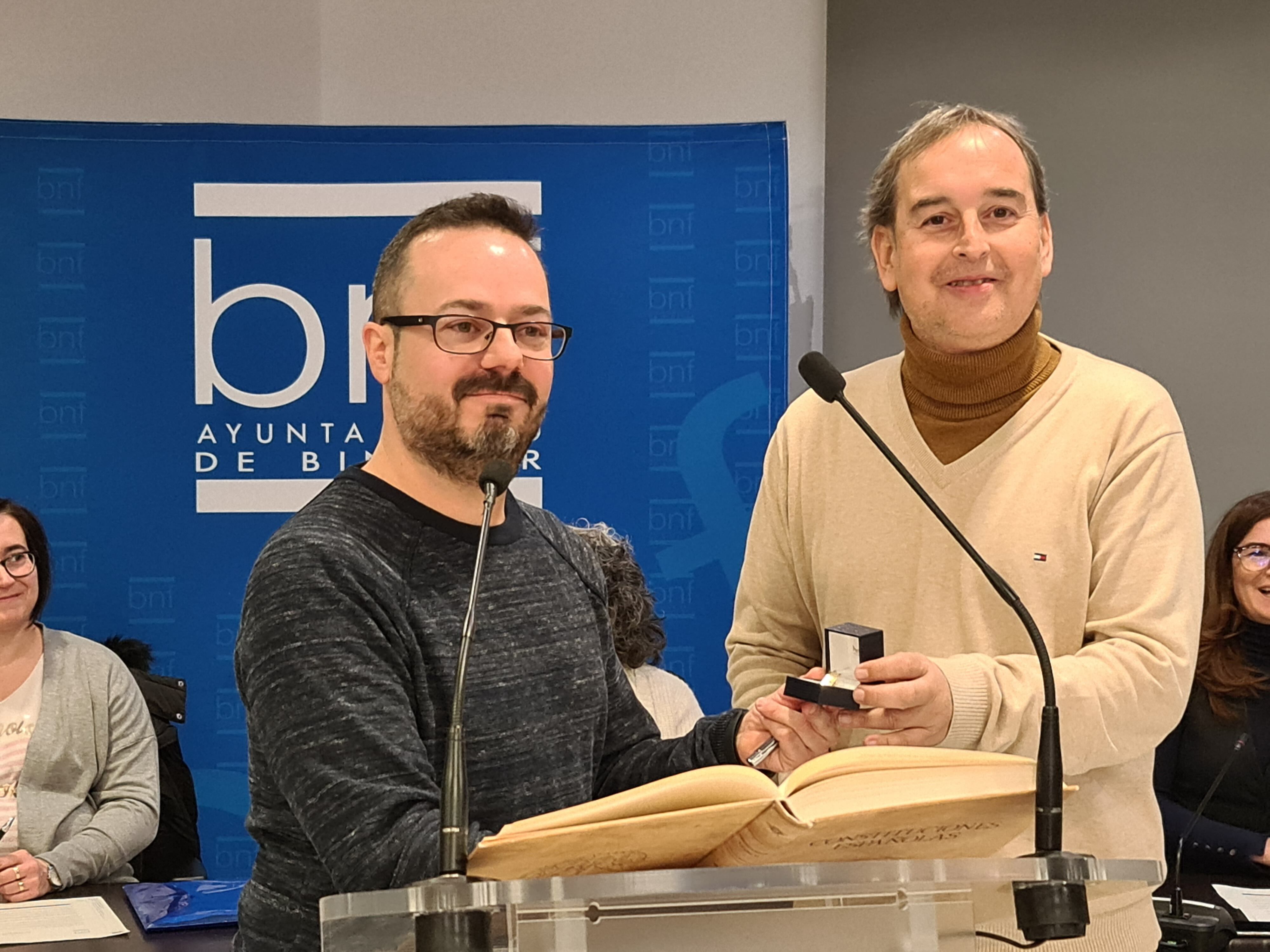 Holgado, a la izquierda, y Adán, a la derecha