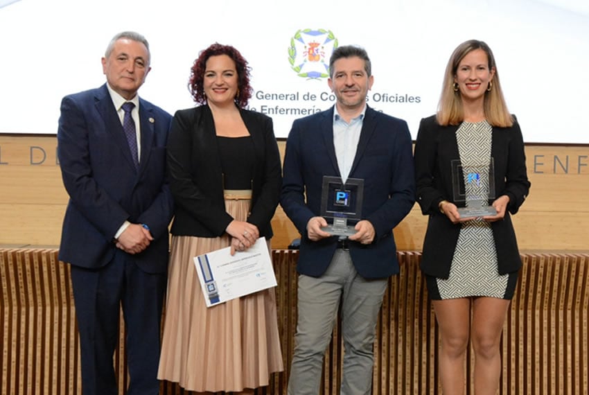 Momento de la entrega de premios