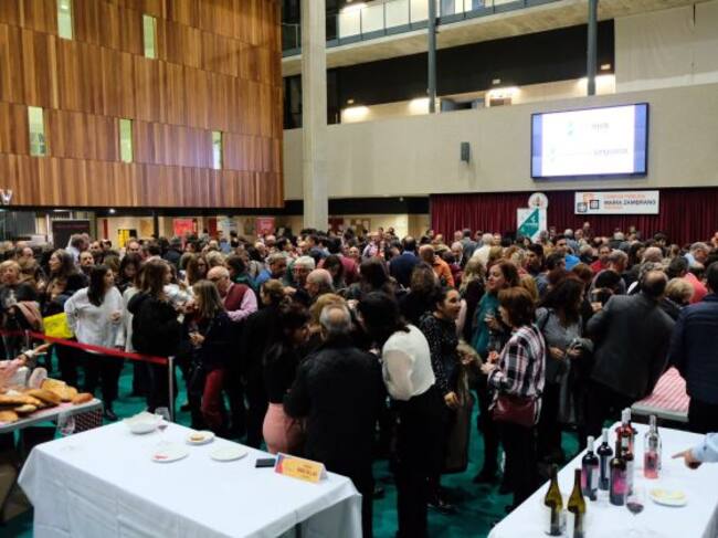 El ágora del campus María Zambrano en la inauguración del Otoño Enológico