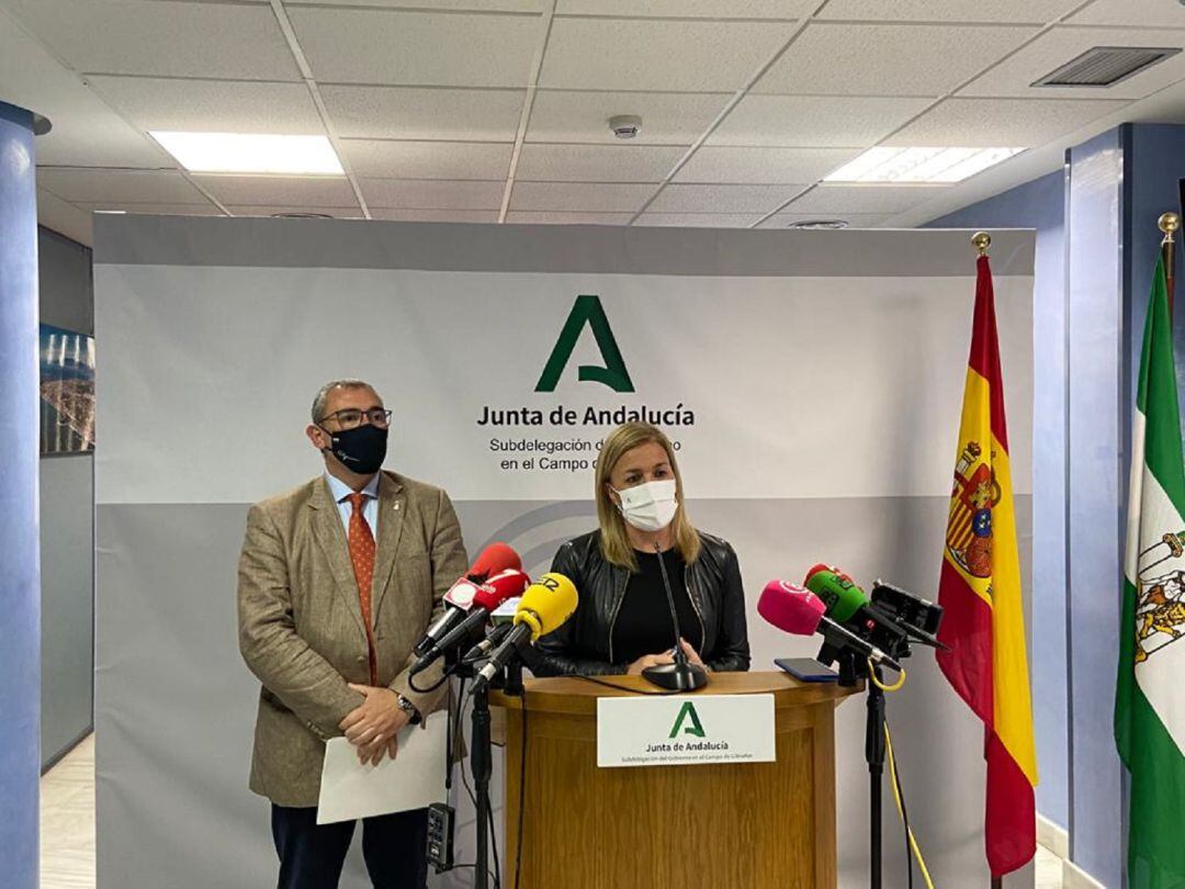 Un momento de la comparecencia.