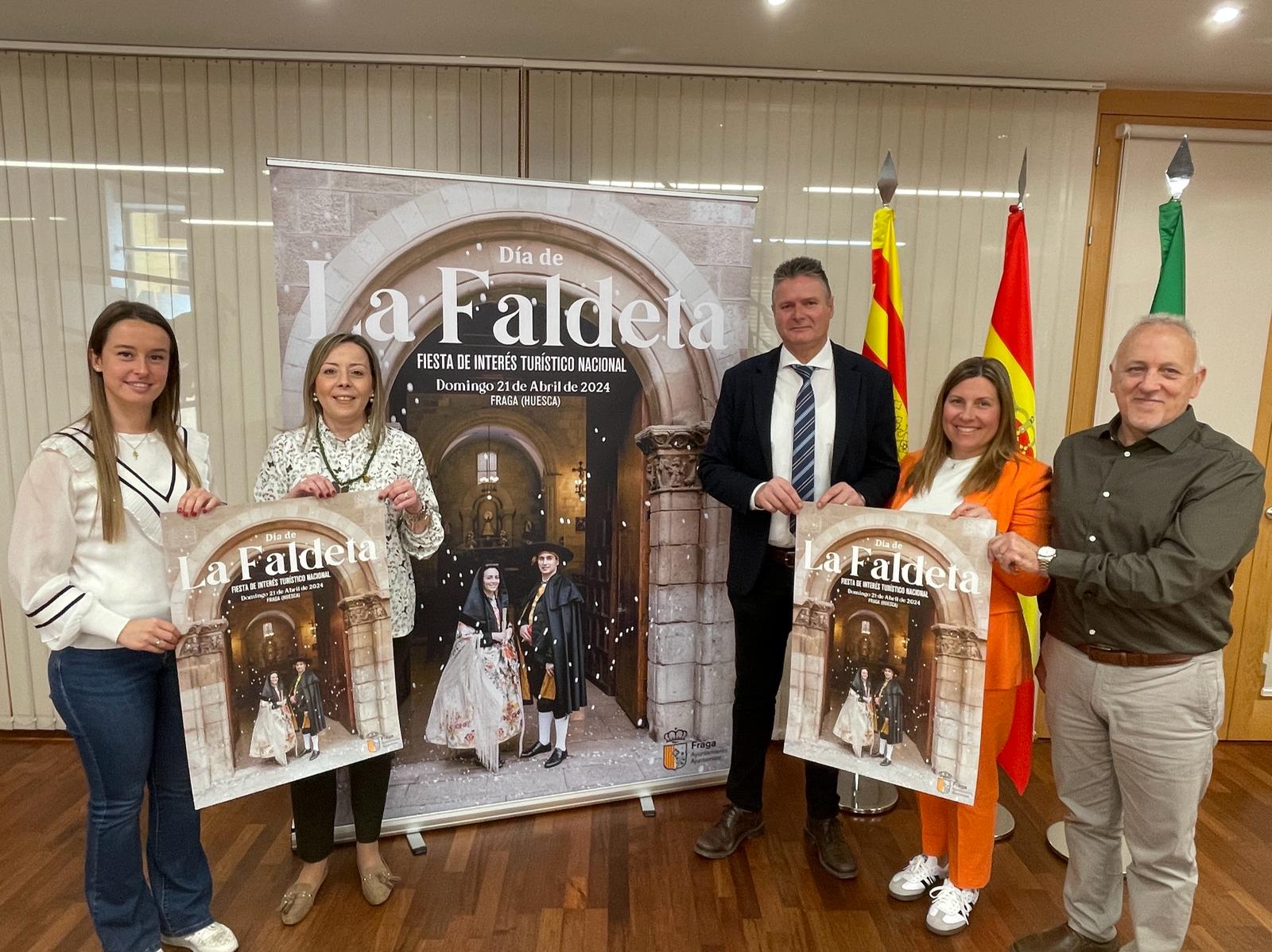 Un momento de la presentación de El Día de la Faldeta. Foto: Ayuntamiento de Fraga