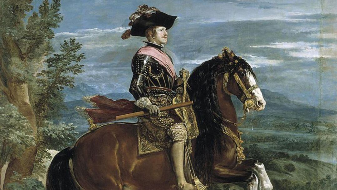 Retrato de Felipe IV de Velázquez en el Museo del Prado.