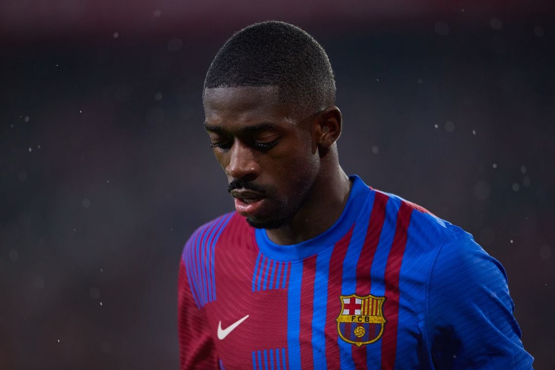 Dembélé, en el partido de Liga contra el Sevilla