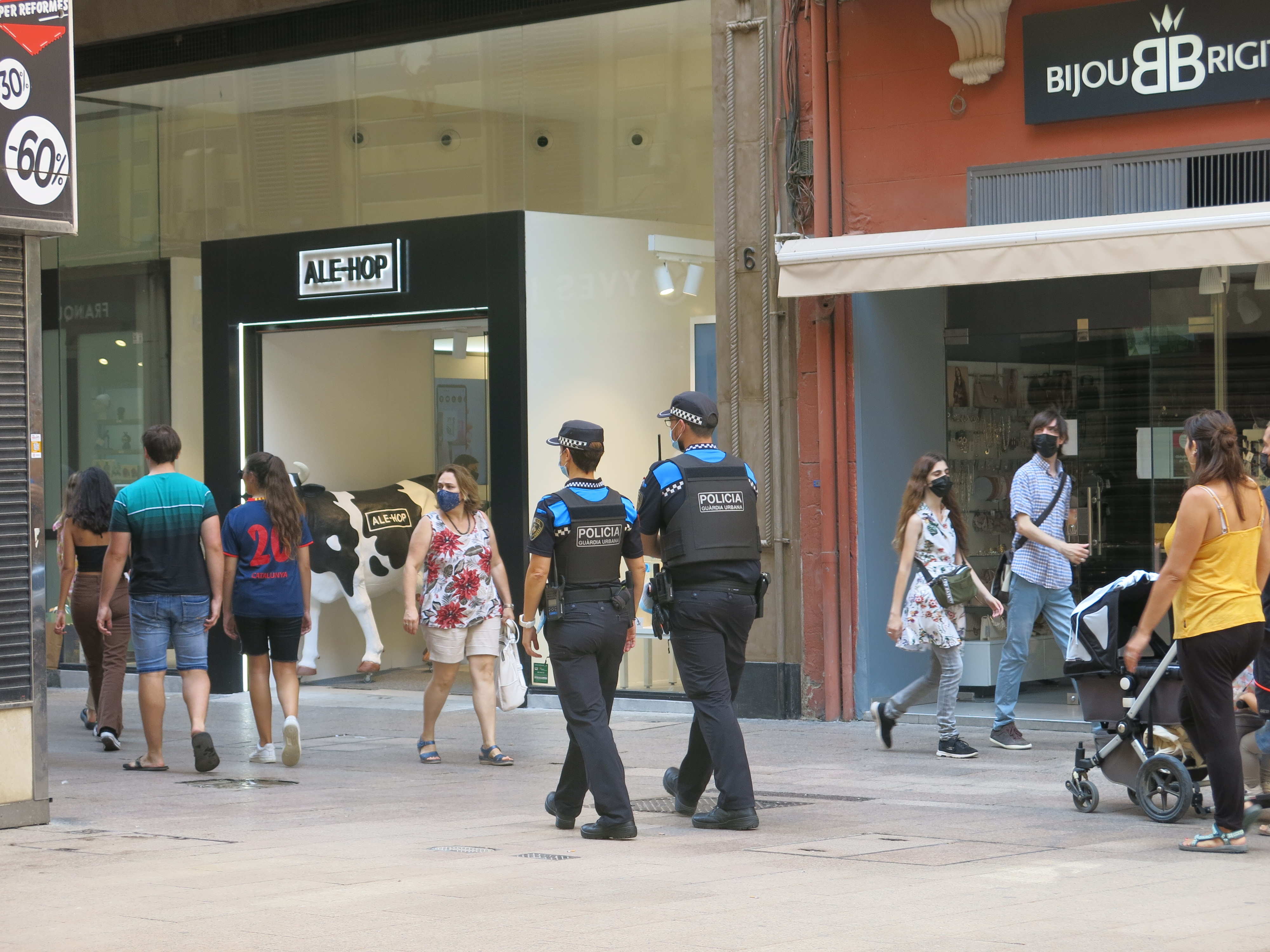 Més presència policial al carrer ha contribuït a que hi hagués més detencions, segons la Guàrdia Urbana.
