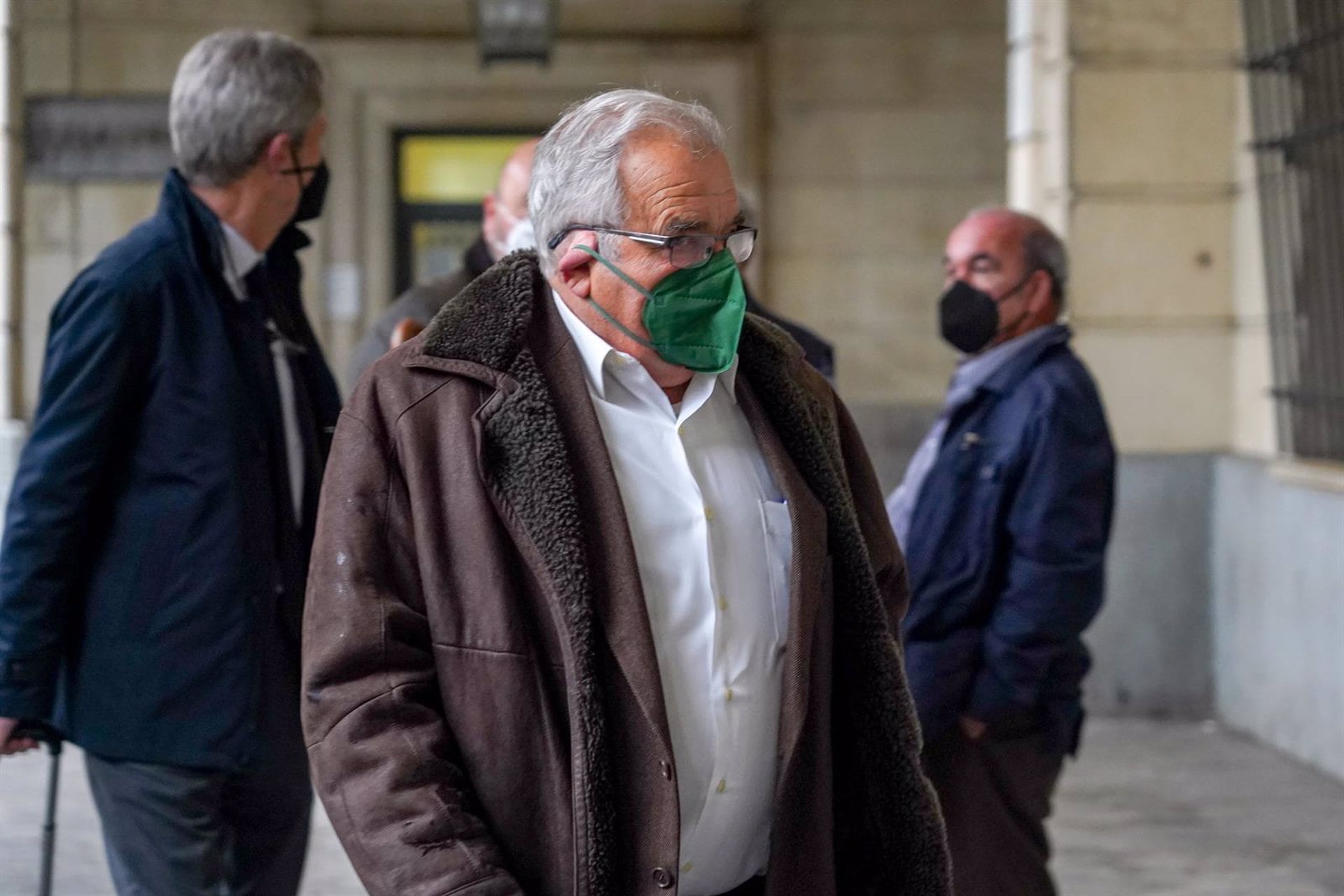 Ángel Rodríguez de la Borbolla llegando a la Audiencia de Sevilla (archivo)