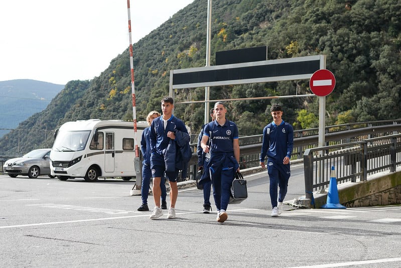 La plantilla ha marxat aquest migdia cap a Albacete