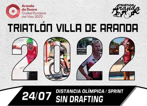 El cartel del Triatlón Villa de Aranda 2022