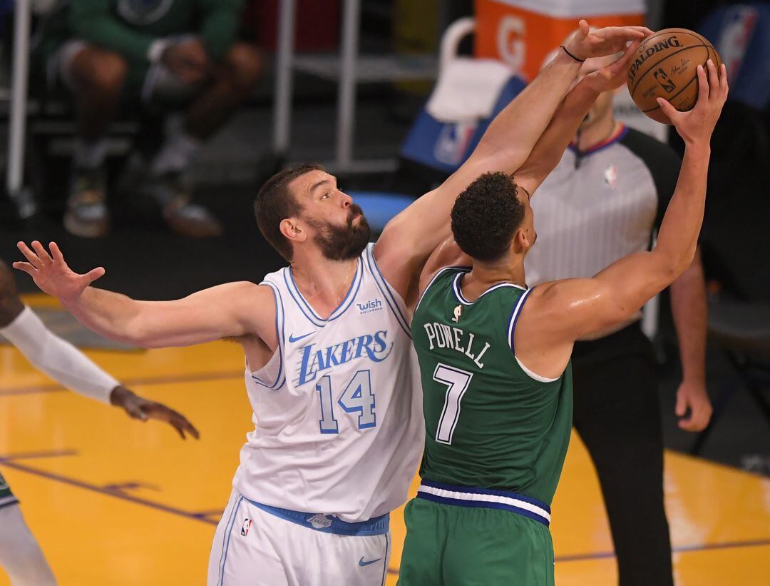 Marc Gasol, durante el partido contra los Minnesota Timberwolves. 