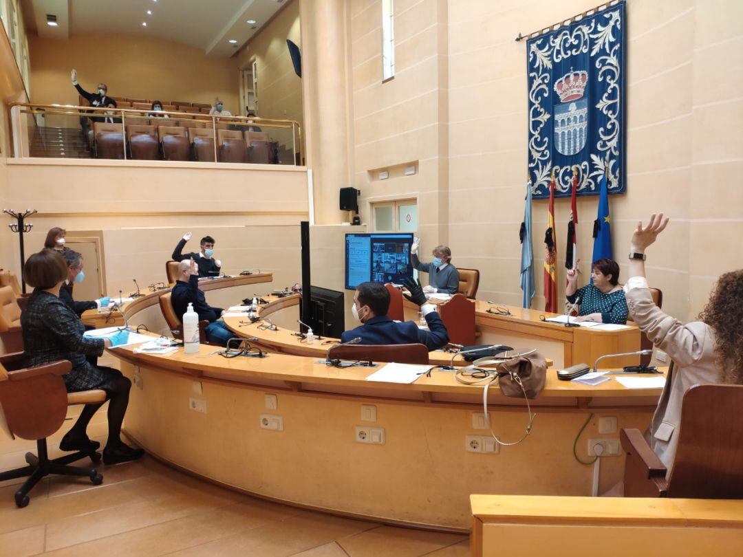 Pleno del Ayuntamiento de Segovia del mes de mayo