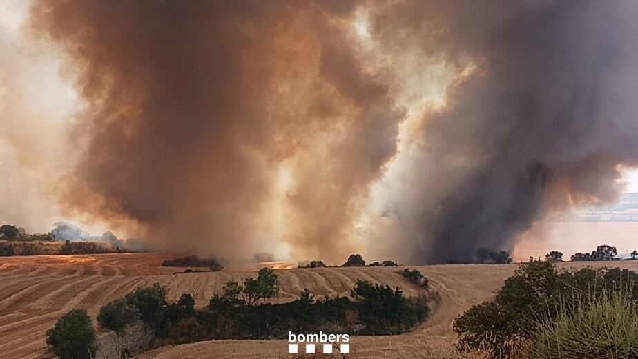 El incendio en Lleida.
