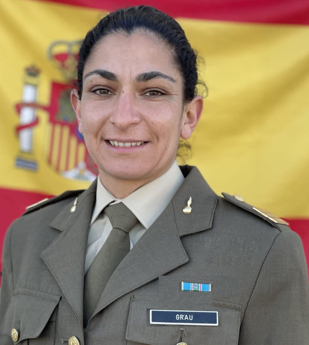 La sargento Débora Grau