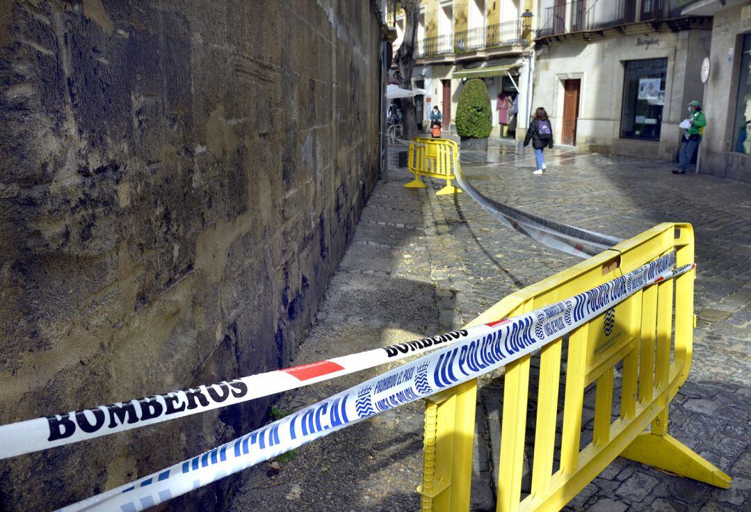 La zona todavía continúa acordonada