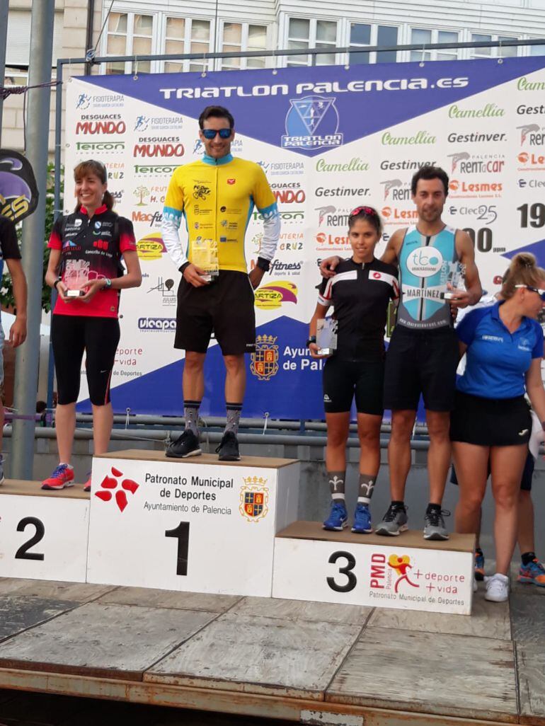 Ricardo Alcalde en el Campeonato de Castilla y León de Triatlón olímpico