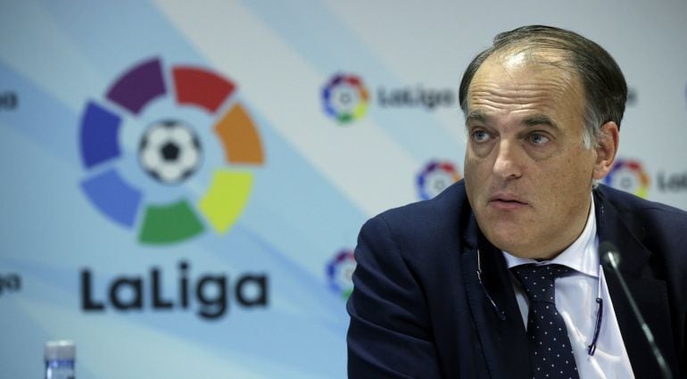 Javier Tebas, presidente de la LFP