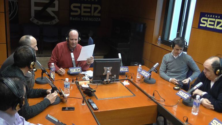 El debate municipal de Plaza Pública en los estudios de Radio Zaragoza