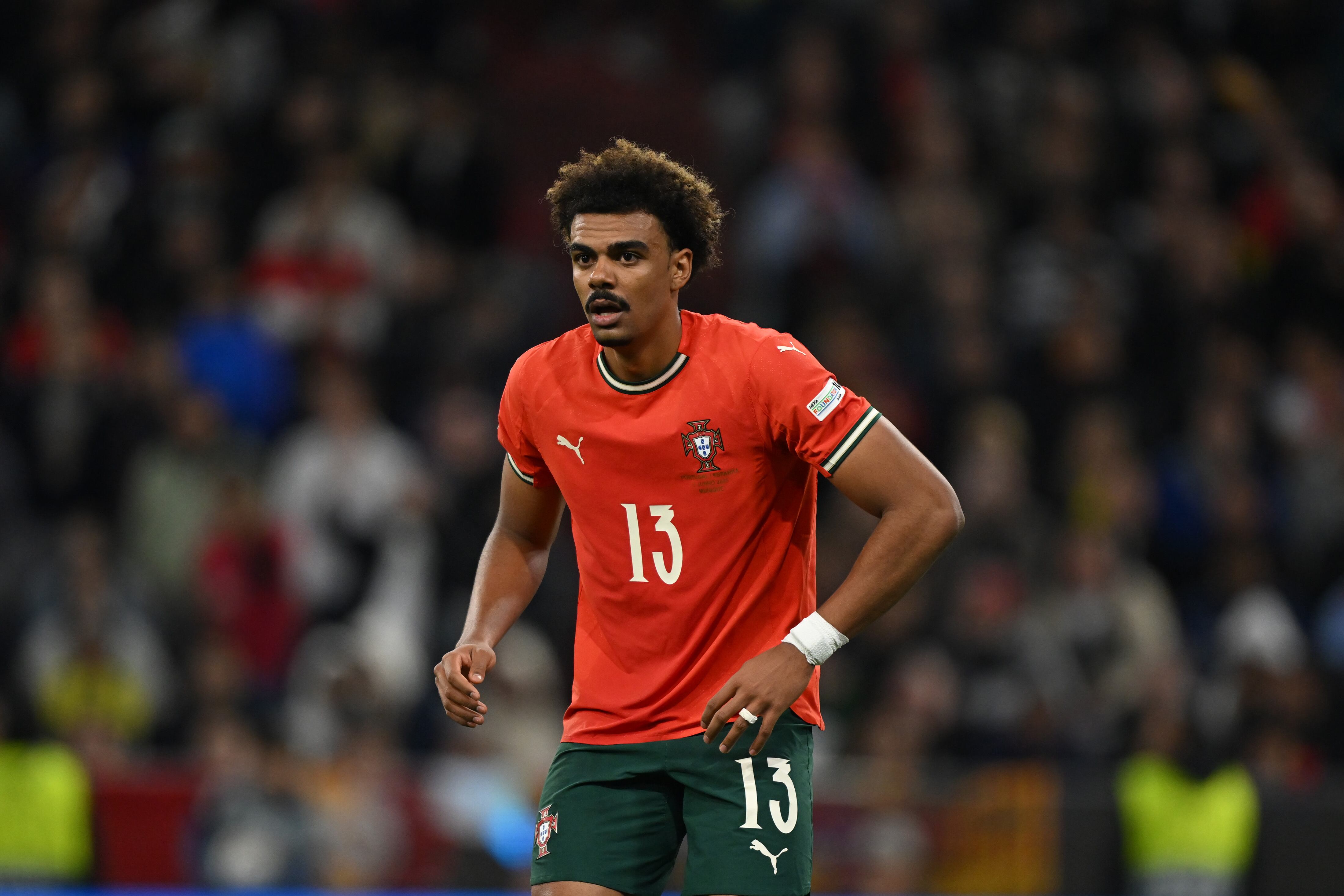 Renato Veiga, durante la Nations League. (Sebastian Widmann - UEFA/UEFA via Getty Images)