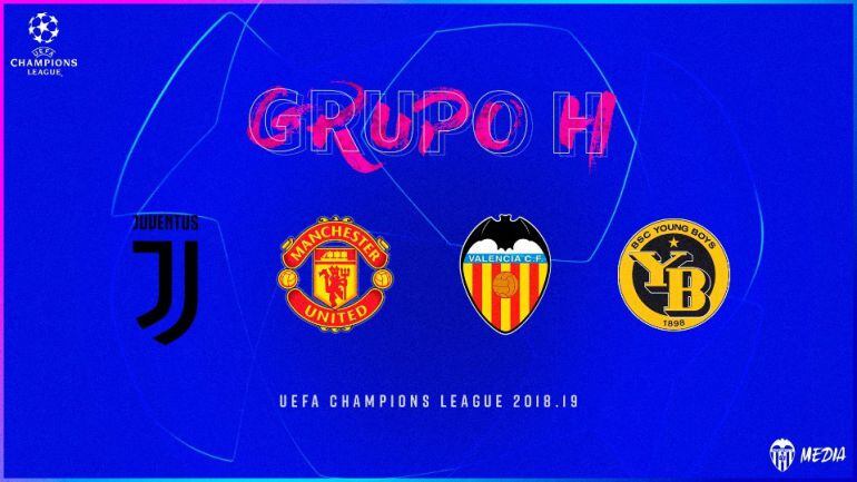 Listado de equipos que conforman el Grupo H del Valencia