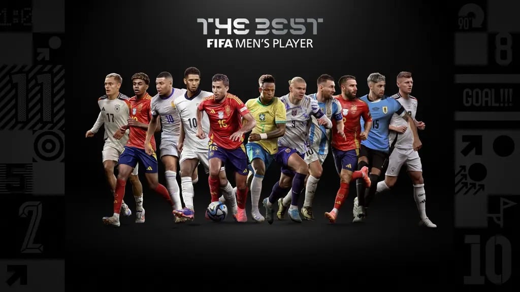 Los futbolistas nominados al premio The Best