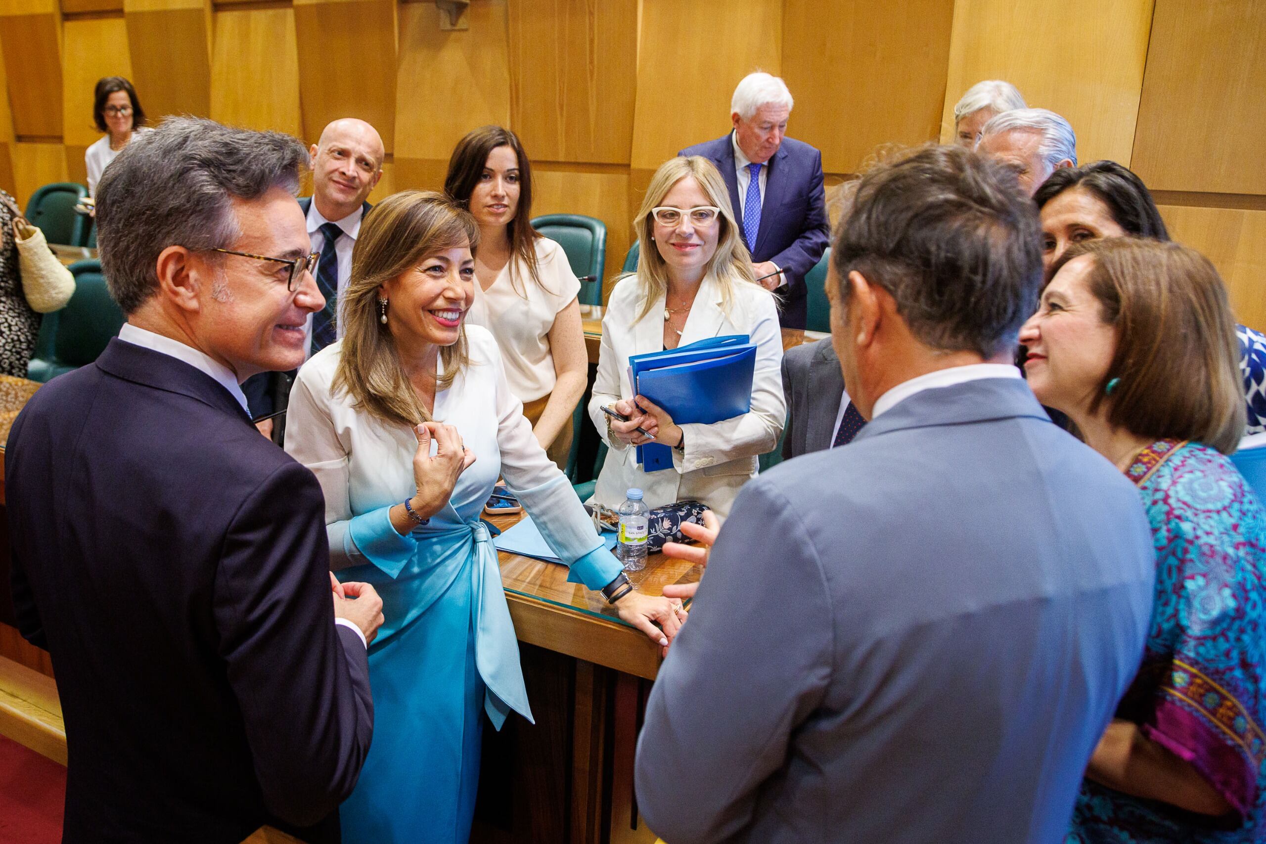 Natalia Chueca, junto a su equipo de Gobierno, en el Debate sobre el estado de la ciudad (15/07/2025)