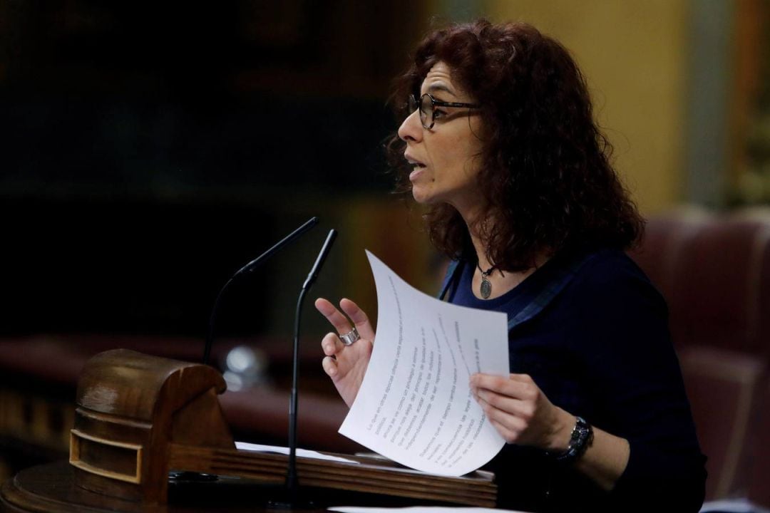 Rosana Alonso, en el Congreso. 